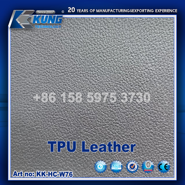Embossed Printed Shoe Making Materials TPU Synthetic Leather Abrasion Resistant