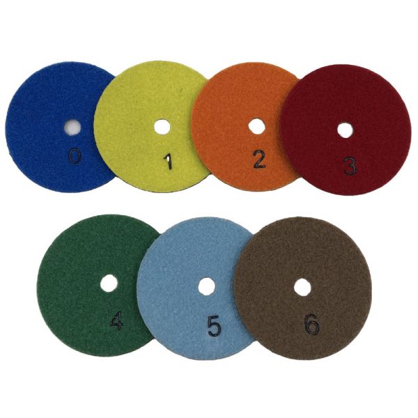 6 Inch Round Diamond Grinding Pads For Concrete / Granite