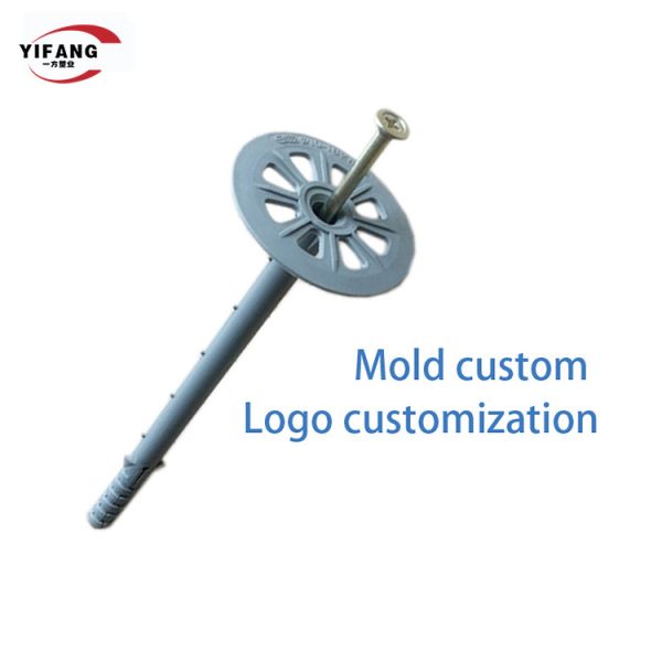 Heat Preservation 55mm Insulation Board Nails With Plastic Washer