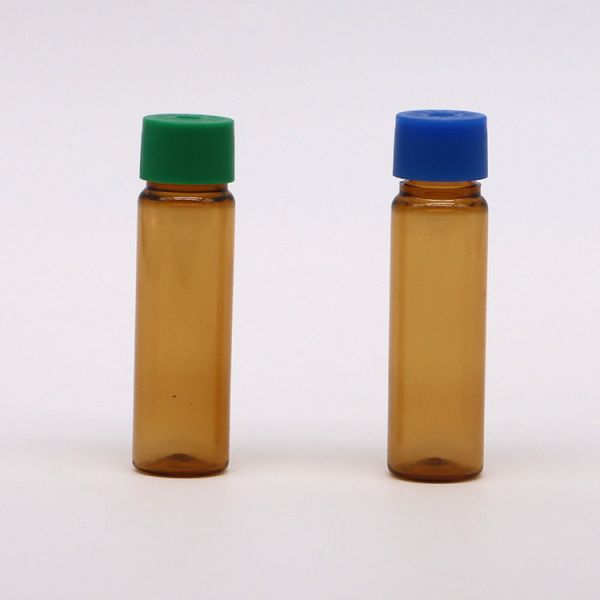Safety Cap 10ML PET Food Grade Amber Plastic Bottle for Oral Liquid Medicine Collar Material PET Round Shape