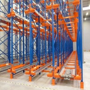 Fully Automatic Warehouse Radio Shuttle Racking System Powder Coating Surface