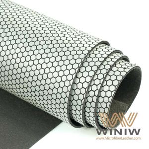 PU PVC Football Synthetic Leather High Tearing Waterproof Customized