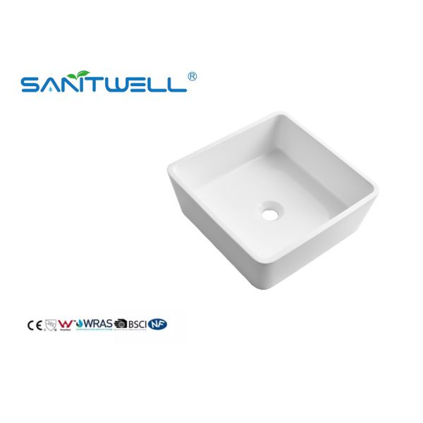 Unique Models SWT400 Wholesale Artificial Stone Basins OEM Acceptable Glossy