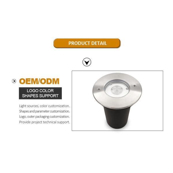 6W Outdoor LED Underground Light IP67 12V DC Low Voltage Inground Light