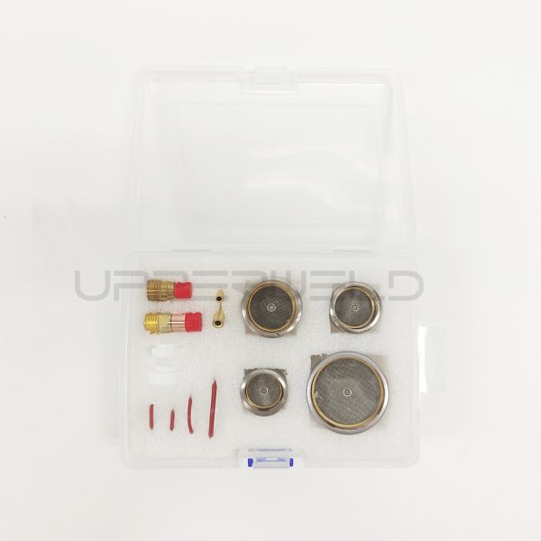 Buy OBM Customized WP-17/18/26 TIG Welding Torch Accessories Champagne Clear Nozzle Wedge Collet Gas Lens at wholesale prices