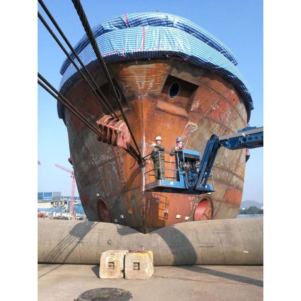 CCS BV Certification Ship Launching Airbags Customized Repair Ship'S Supplies