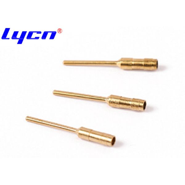 Buy Gold Plated Electrical Connector Pin Brass Copper Circular Spring Loaded Pins at wholesale prices