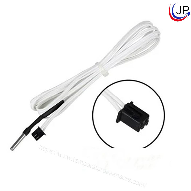10K 1% NTC Thermistor Temperature Sensor With Two Tinned Copper Wire Cables