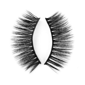 Silk Handmade Natural Long Lashes , 15mm Reusable Strip Lashes