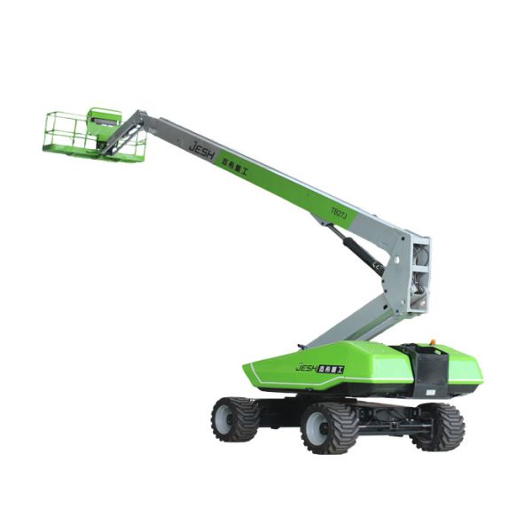 Buy Telescopic  boom lift with  working height 29m with diesel engine on ariel work platform at wholesale prices