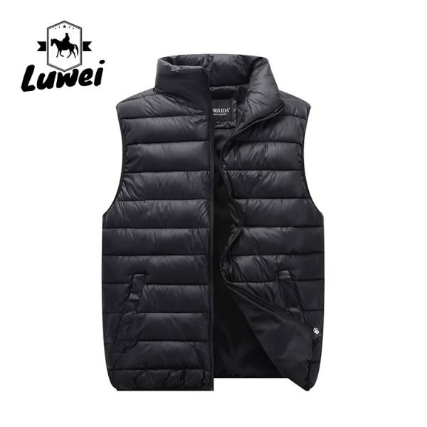 2022 Custom Lightweight Waistcoat Warm Bubble Utility Sleeveless Vest Mens Waistcoat Vest Gilet For Men