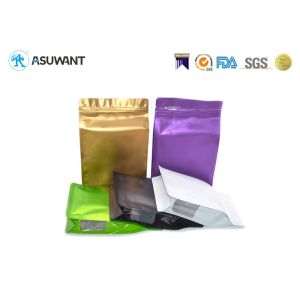 China Metallized Standing Flat Bottom k Coffee Stand Up Bags on sale