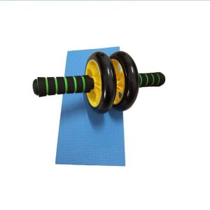 OEM 145*59cm BSCI Double Wheel Abs Health Abdomen Round Soft Gym With Handgrip