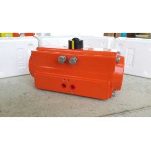 at pneumatic rotary actuator epoxy coating surface