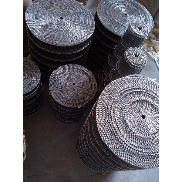 Flat Flex 304 Stainless Steel Wire Mesh Conveyor Belt 220V