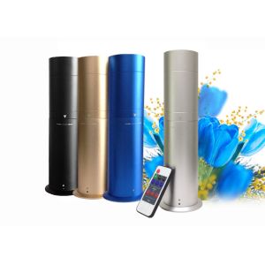Anodized finish Silver Aromatherapy aroma diffuser machine with remote control