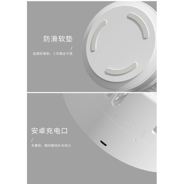 Floor Installation Foldable Pocket Fan Adjustable Rechargeable Function for Air Supply