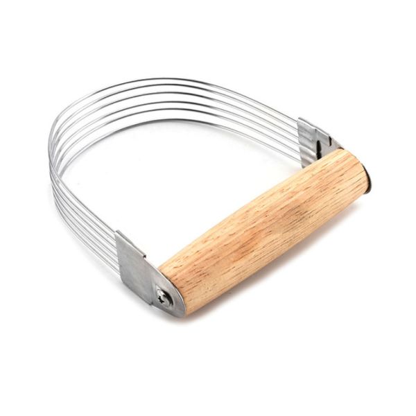 Buy Wooden Handle Cake Making Tools Material Stainless Steel Mixer at wholesale prices