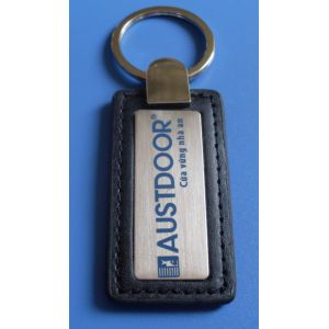 PU High fashion plastic advertising Personalized Leather Keychains