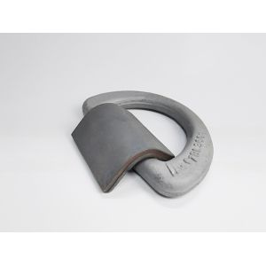 DNV GL Certified Galvanized Heavy Duty 50 Ton Container Lashing Forged D Ring