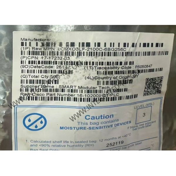 Field Programmable Gate Array LCMXO3LF-2100C-6BG256C 2112LUTs Field Programmable