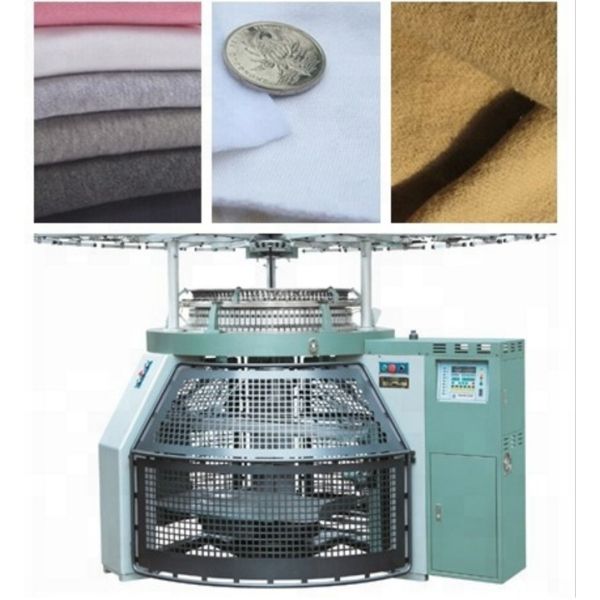 Durable Single Jersey Circular Knitting Machine , High Speed Circular Pile