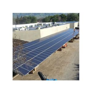 Framed Ground Mounted Solar Pv Systems Anodized For car packing carport solar