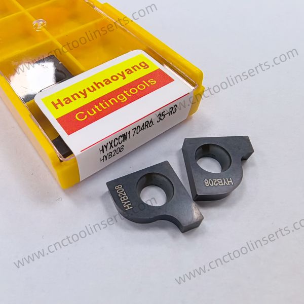 CNC Milling Insert with PVD Coating HYXCCW1704R6.35-R3 HYB208, Suitable For