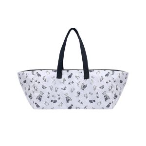 Heavy Duty Easy Carry 210D Foldable Oxford Tote Bag 44*62*10cm