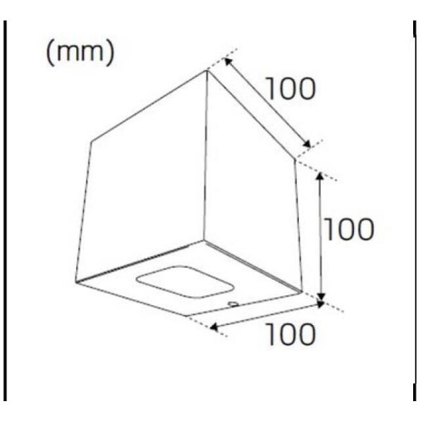 3 Steps Dimmable Outdoor LED Wall Lights 6 Watt 100 - 240V With Dimming