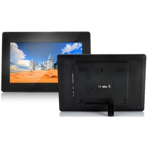 10.1" inch LCD Video advertising frame with SD USB ports with IR body sensor for