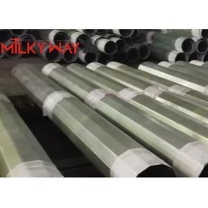 Three-Section Galvanized Monopole Tower for Communication Distribution