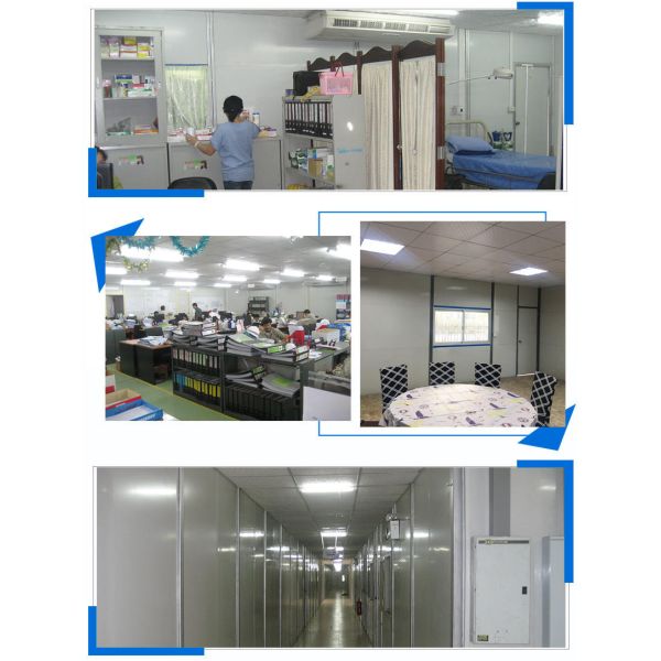 Tempoary Steel Structure Movable Portable Man Sandwich Panel Camps For Oilfiled