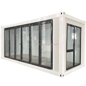 Customized Color 20ft Living Container Home Prefabricated Tiny House with Galvanized Steel Square Tubes and Modular Design