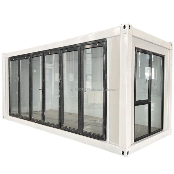 Buy Customized Color 20ft Living Container Home Prefabricated Tiny House with Galvanized Steel Square Tubes and Modular Design at wholesale prices