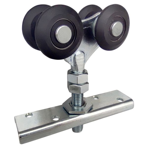 35mm truck hanging gate rollers channel 2.9m 5.8m heavy duty sliding door wheels 4