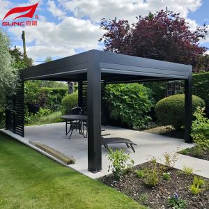 Smart Aluminum Pergola With Remote Control And Home Integration