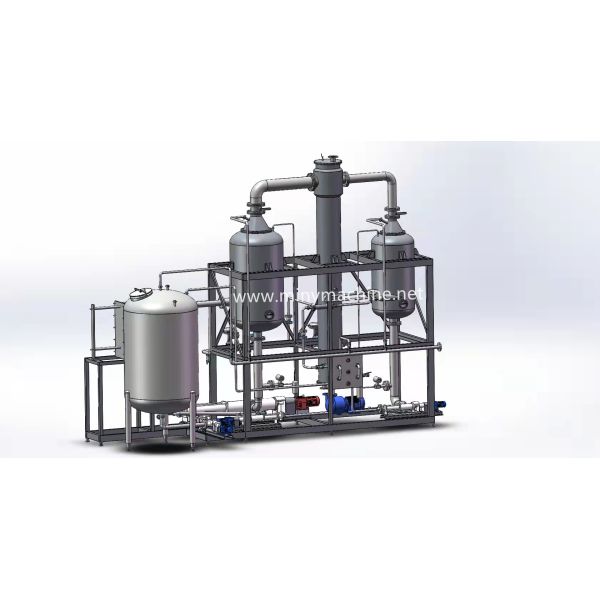 Stainless Steel Multi-Effect Falling Rising-Film Evaporator for Gelatin Direct Supply