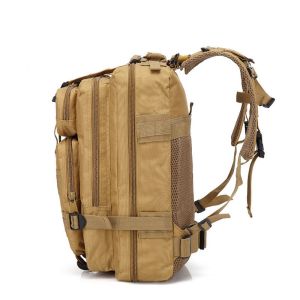 35L 900D Tactical Hiking Backpack Coyote Brown Double Stitched