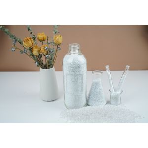 Bottle Grade Virgin Polyester Chip Pet Resin Chips for Container Load 22mt Per