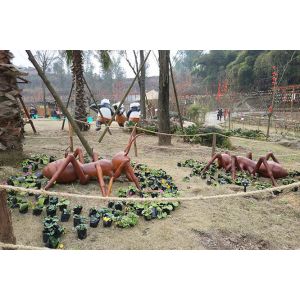 High Density Sponge Simulation Animatronic Animals Customizable For 5 -8 Years