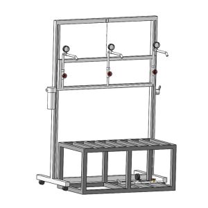 SUS304 Stainless Steel Rain Spray Test Chamber UL 50E