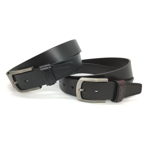 Buy Men's Pin Buckle 140CM Casual Cowhide Leather Belt at wholesale prices