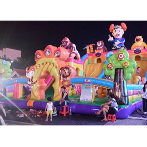 Quality Giant 12 X 10m PVC Tarpaulin 0.55mm Inflatable Amusement Park Plato PVC tarpaulin 0.55mm for sale