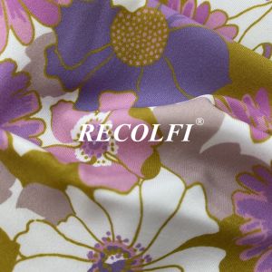 Moistureproof Sustainable Legging Material Fabric Embossed Print