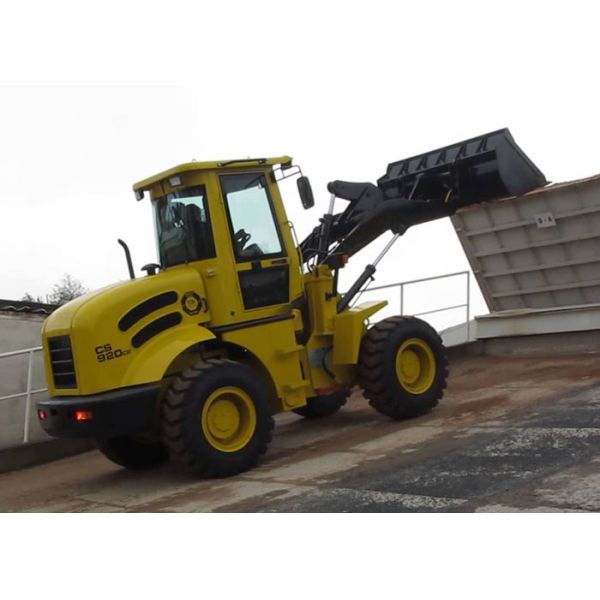 2T Load Weight Hydraulic Wheel Loader with Power Shift and Electric Shift Optional Transmission