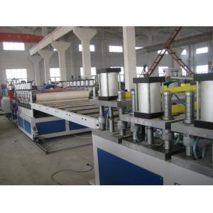 Quality Twin Screw WPC Contruction Template Extruson Line , Construction Template Extruder for sale