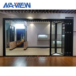 Frameless 6063 T5 Aluminium Bifold Windows Laminated Glass