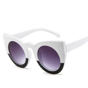 Butterfly Cat Eye Glasses Plastic Frame Clear Gradient Lens Sunglasses