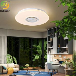Modern Smartphone Bluetooth Control Music Acrylic Ceiling Lamp 60 Watt